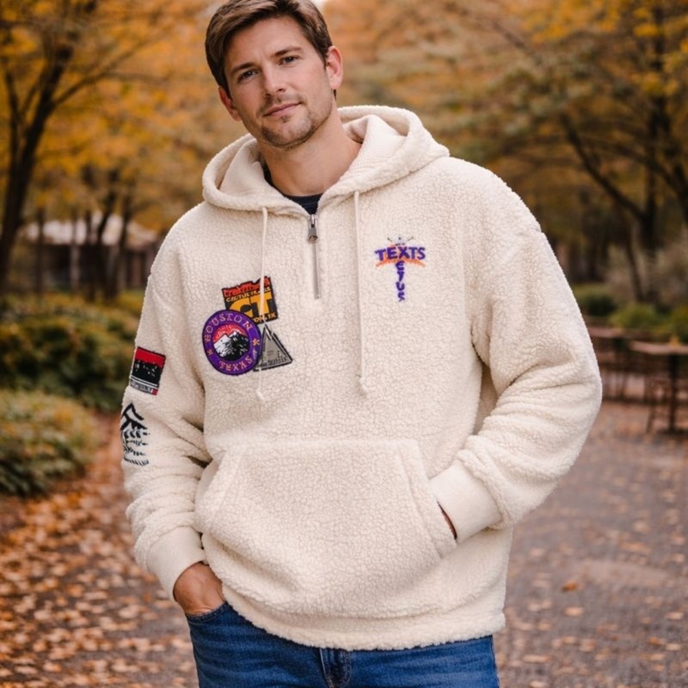 Cactus Jack Travis Scott‎ Sherpa Hoodie - Size L